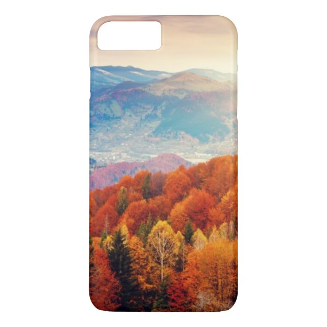 Herbstwaldlandschaft Case-Mate iPhone Hülle (Rückseite)