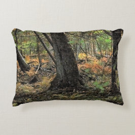 Herbstwaldszene Dekokissen