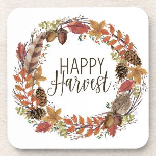 Herbstwasserkranz Untersetzer