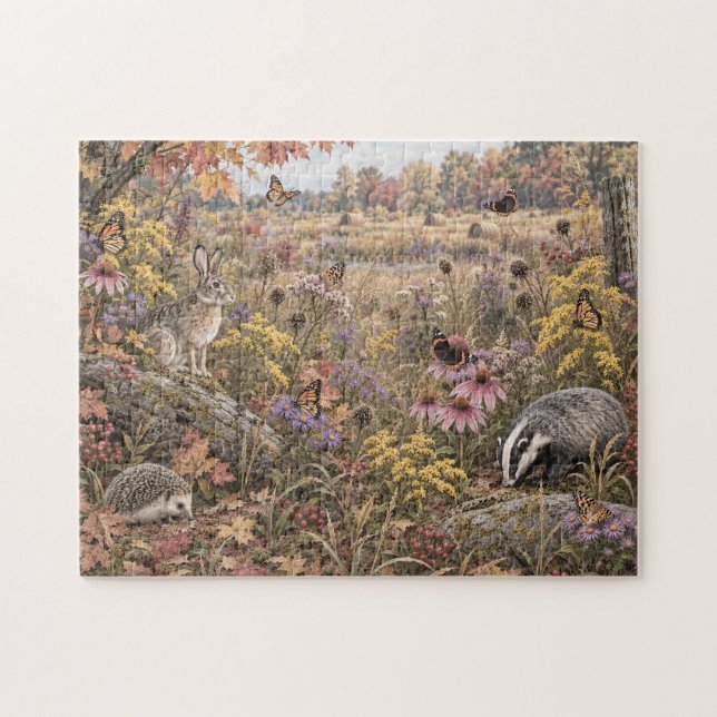Herbstwiese Puzzle (Horizontal)