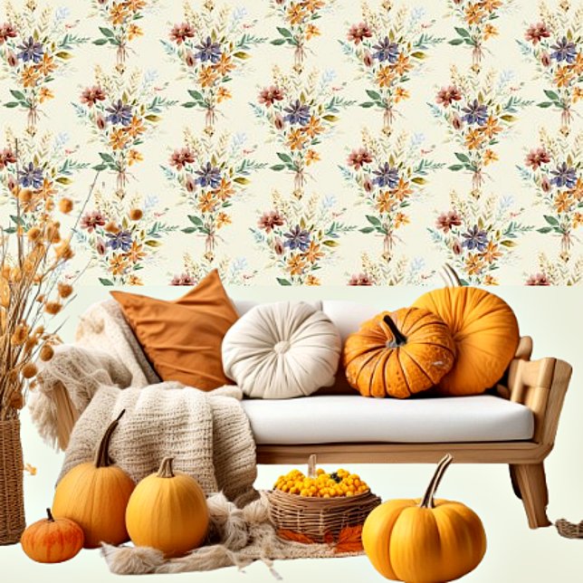 Herbstwildblumenmuster Tapete (Von Creator hochgeladen)
