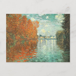 Herbstwirkung bei Argenteuil von Monet, Postkarte