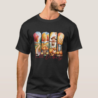Herbstwoche Herbst Gemütliche Jahreszeit Herbst La T-Shirt