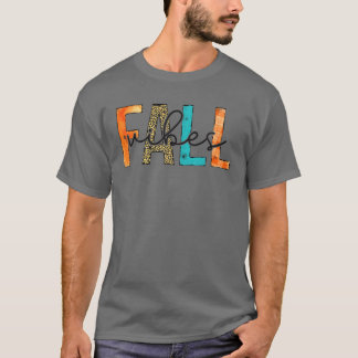 Herbstwochenende Herbstleopard Herbstfest T-Shirt