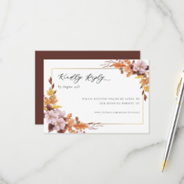 Herbstwochenende mit Blumenkohl - Online-Antwort RSVP Karte