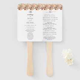 Herbstwochenende Rustikale Boho Hochzeit Fächer