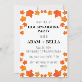 Herbstwohnung Einladungen