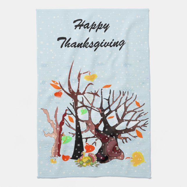 Herbstwonderland - geschirrtuch (Vertikal)