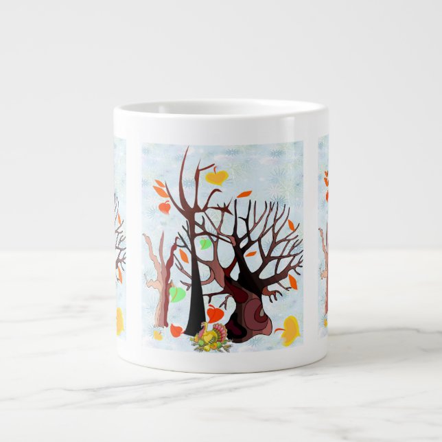 Herbstwonderland - Jumbo-Tasse (Vorderseite)