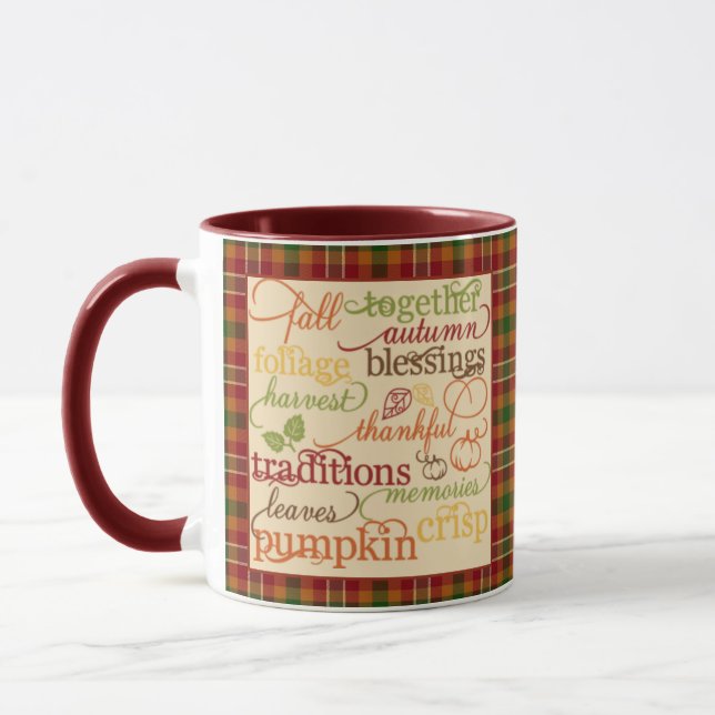 HerbstWörter Tasse (Links)