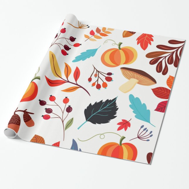 Herbstwrapper Geschenkpapier (Ungerollt)