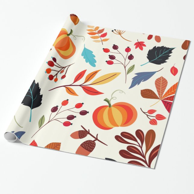 Herbstwrapper Geschenkpapier (Ungerollt)