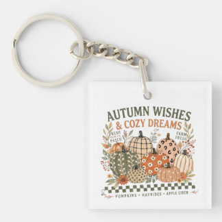 Herbstwünsche & gemütliche Träume Schlüsselanhänger