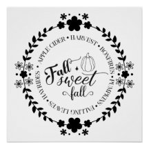 Herbstzeit-Digital-Download-Poster
