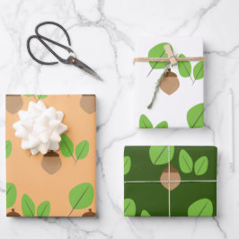 Herbstzeit im Grünen Geschenkpapier Set