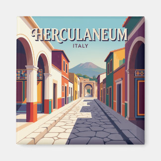 Herculaneum Archaeological Park Ercolano Italy Magnet