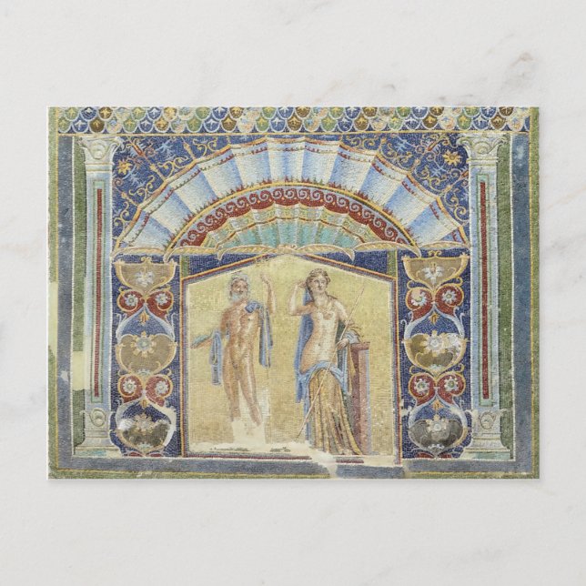Herculaneum Fresco Postkarte (Vorderseite)