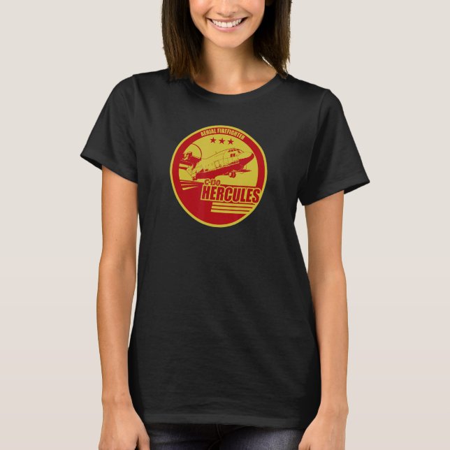 Hercules Aerial Firefighter T-Shirt (Vorderseite)