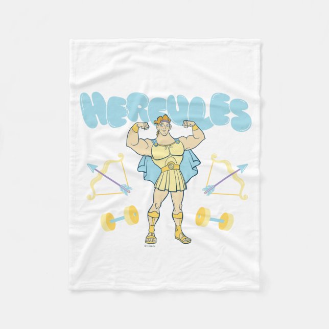Hercules Arrows and Dumbbells Flex Fleece Blanket (Vorderseite)