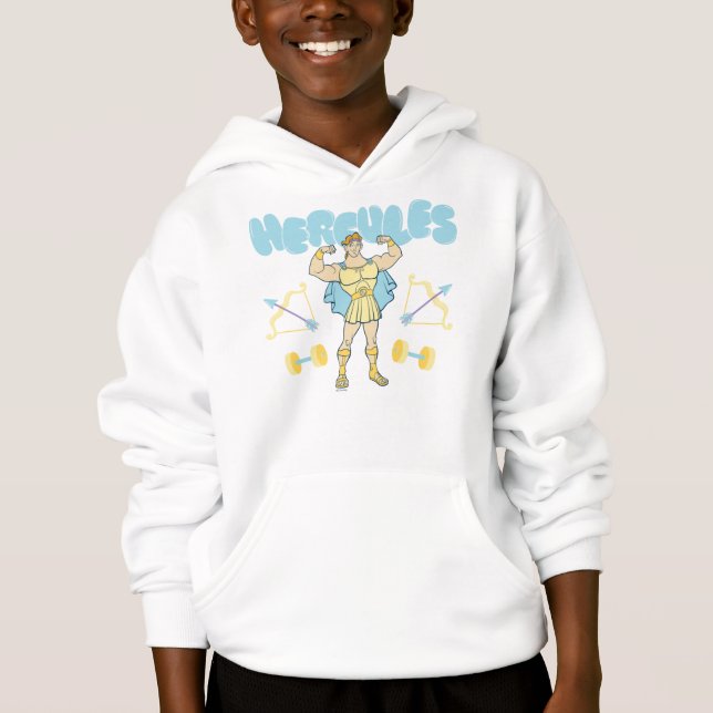Hercules Arrows and Dumbbells Flex Hoodie (Vorderseite)