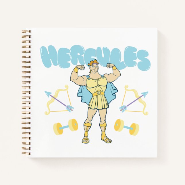 Hercules Arrows and Dumbbells Flex Notebook Notizbuch (Vorderseite)