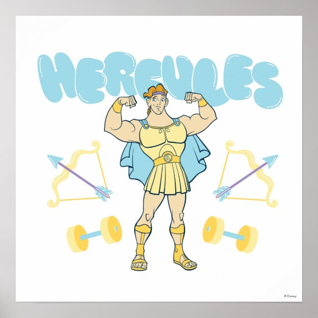 Hercules Arrows and Dumbbells Flex Poster (Vorne)