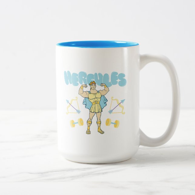 Hercules Arrows and Dumbbells Flex Two-Tone Coffee Zweifarbige Tasse (Rechts)