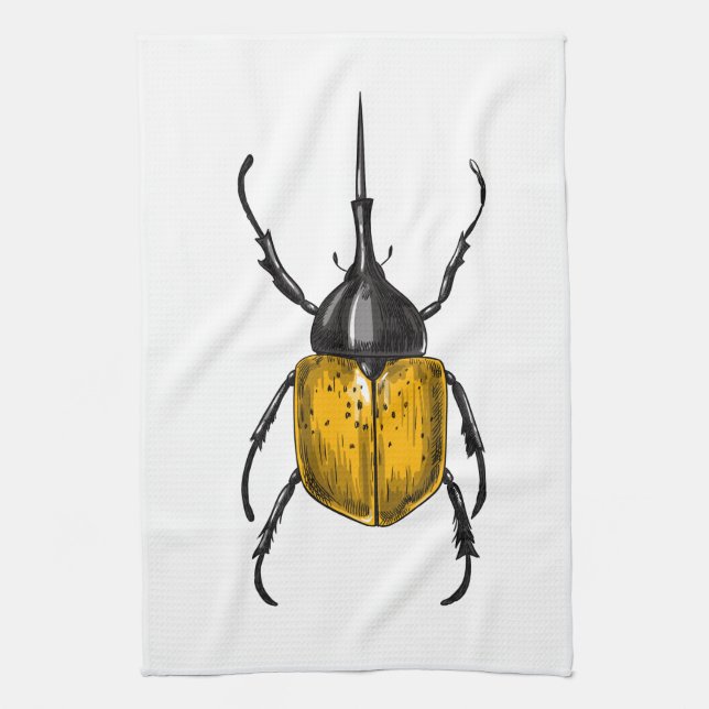 Hercules beetle geschirrtuch (Vertikal)