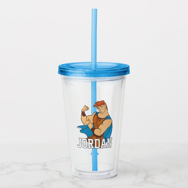 Hercules Bicep Flex Acrylic Tumbler Acryltrinkbecher (Vorderseite)