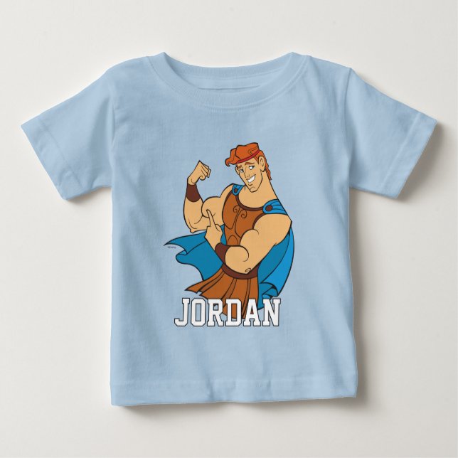 Hercules Bicep Flex Baby T-Shirt (Vorderseite)