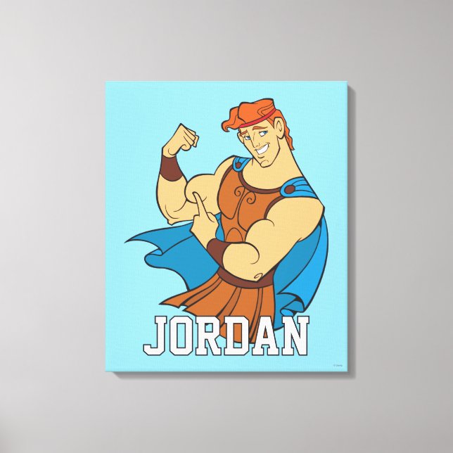 Hercules Bicep Flex Canvas Print Leinwanddruck (Vorderseite)