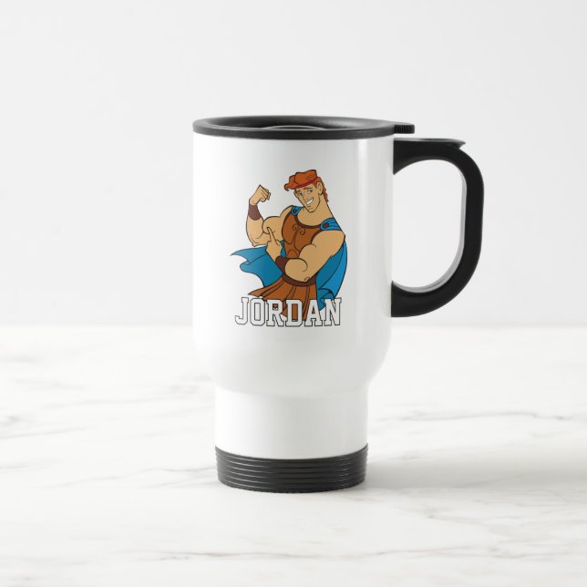 Hercules Bicep Flex Travel Mug Reisebecher (Rechts)