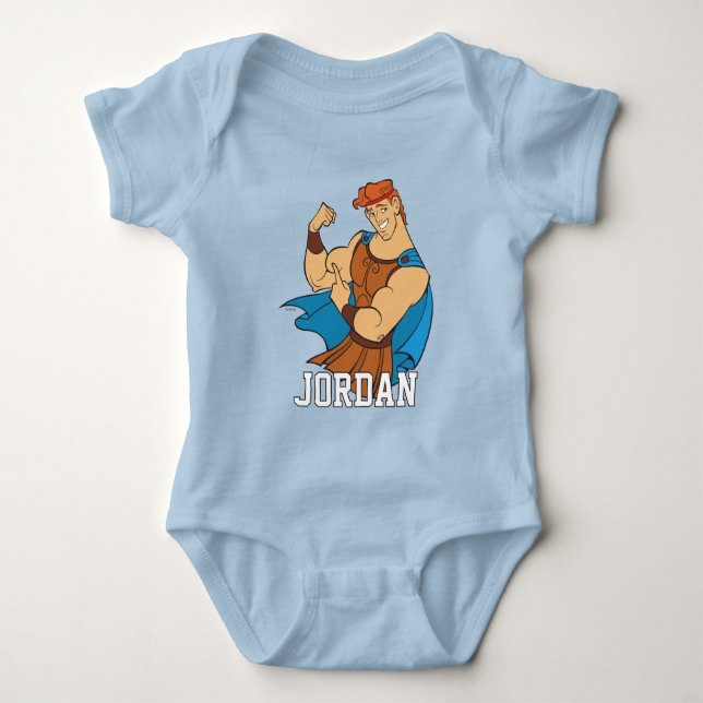Hercules Bizeps Baby Bodyanzug Baby Strampler (Vorderseite)