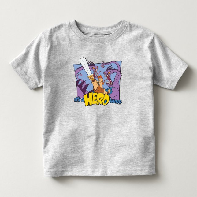 Hercules gegen Hydra - Es ist eben etwas für HELDE Kleinkind T-shirt (Vorderseite)