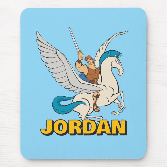 Hercules Riding Pegasus Mouse Pad Mousepad (Vorne)