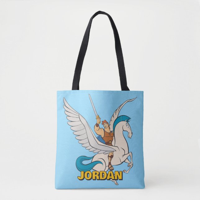 Hercules Riding Pegasus Tote Bag Tasche (Vorderseite)