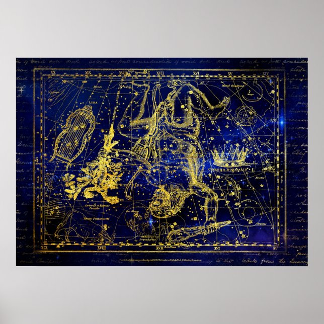 Hercules Sternbild Poster (Vorne)