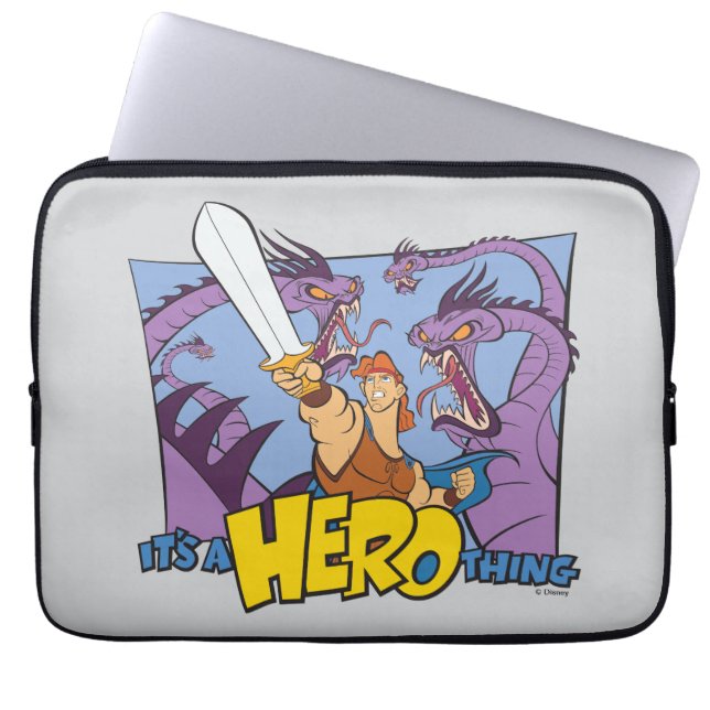Hercules vs Hydra - It's a HERO Thing Laptop Sleev Laptopschutzhülle (Vorderseite)