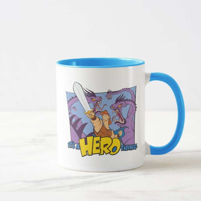 Hercules vs Hydra - It's a HERO Thing Mug Tasse (Rechts)
