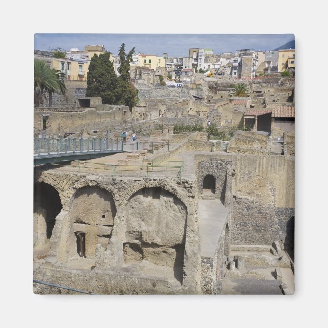 Herculium, Ercolano, Kampanien, Italien Magnet (Vorne)