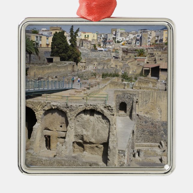 Herculium, Ercolano, Kampanien, Italien Ornament Aus Metall (Vorne)