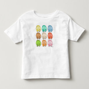 Herd-Elefanten-T-Shirt Kleinkind T-shirt