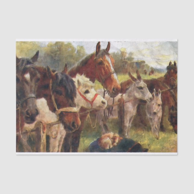 Herd Friends Decoupage Seidenpapier (Vorderseite)