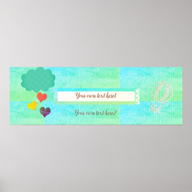 Herd Rain Baby Showroom Poster Banner (Vorne)