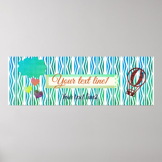 Herd Rain Baby Showroom Poster Banner (Vorne)