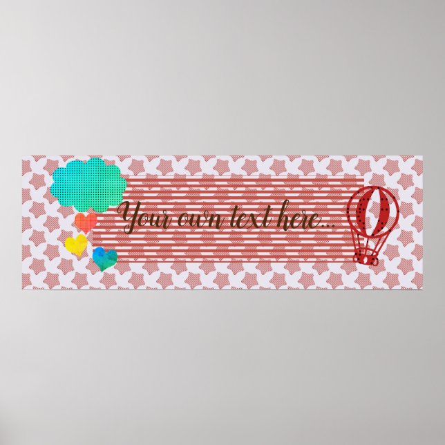 Herd Rain Baby Showroom Poster Banner (Vorne)