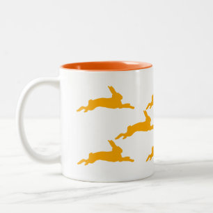 Herd von Bunnies Zweifarbige Tasse
