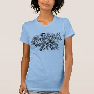 Herde der Fahrräder (Damen) T-Shirt
