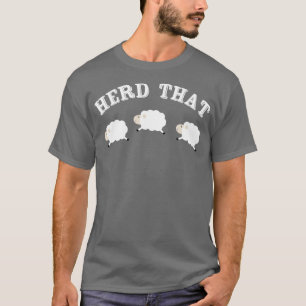 Herde, die Bauer Niedliches Schaflammfleisch T-Shirt