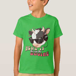 Herde durch die niedliche Rinderkuh T-Shirt
